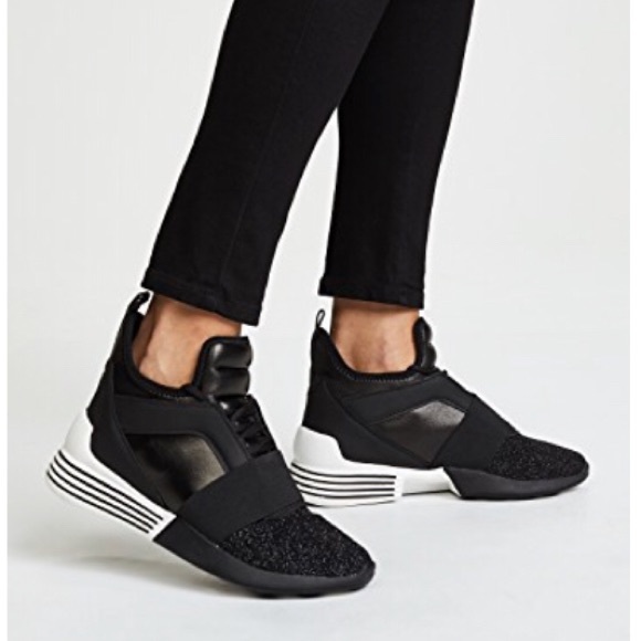 Kendall and kylie black sneakers Clearance